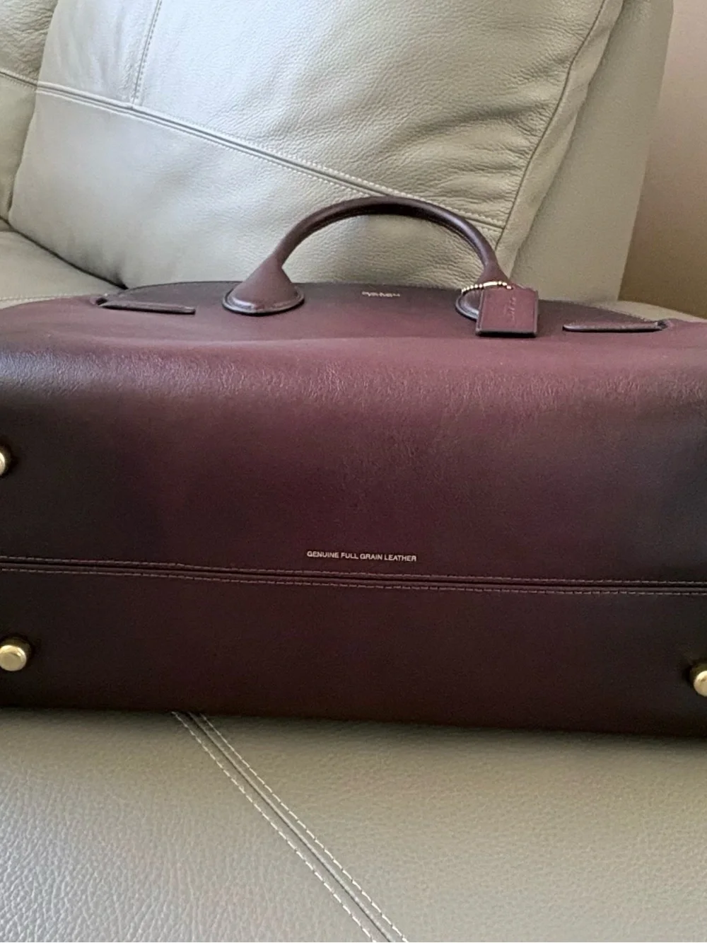 Coach Soft Empire Carryall Bag 40 - Merlot/Brass